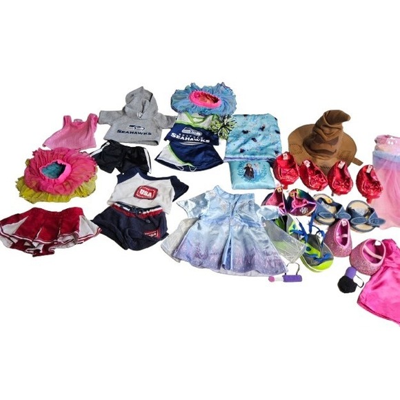 Other - Lot 25 Build A Bare Clothing Accessories Frozen Harry Potter Hat Skates Shoes
